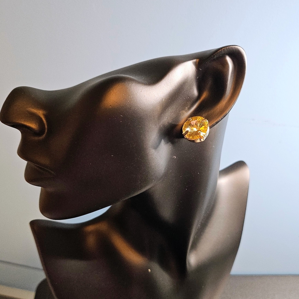 💯 2 PAIRS BaubleBar Crystal Stud Earrings 💯 - Picture 3 of 5